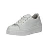 Sneaker GABOR COMFORT "Gabor Comfort Sneaker Leder", Damen, Gr. 38, weiß, Leder, casual, Schuhe