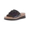 Pantolette GABOR COMFORT "Gabor Comfort Pantoletten Nappaleder", Damen, Gr. 40,5, schwarz, Nappaleder, casual, Schuhe