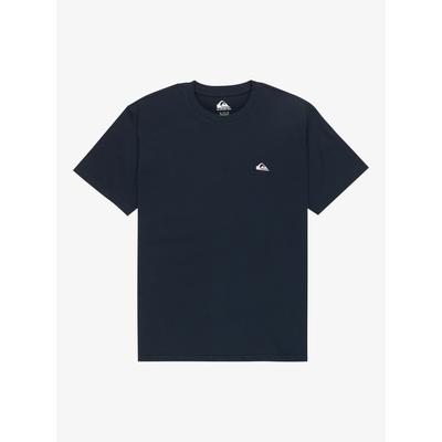 T-Shirt QUIKSILVER "BASIC SHORT SLEEVE TEE YOUNG MEN", Herren, Gr. XXL, blau (navy blazer), Obermaterial: 100% Baumwolle, sportlich, Shirts