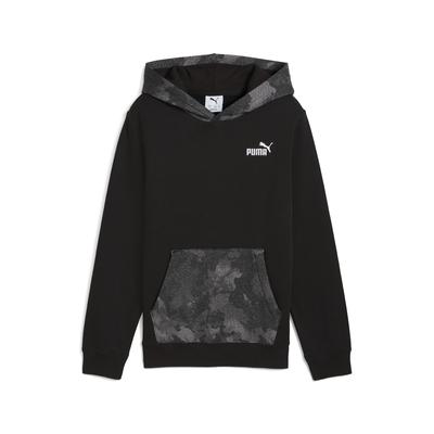 Hoodie PUMA "Essentials Camo Hoodie Jungen", Kinder, Gr. 152, schwarz, 66% Baumwolle, 34% Polyester, normal, Langarm, Sweatshirts Image