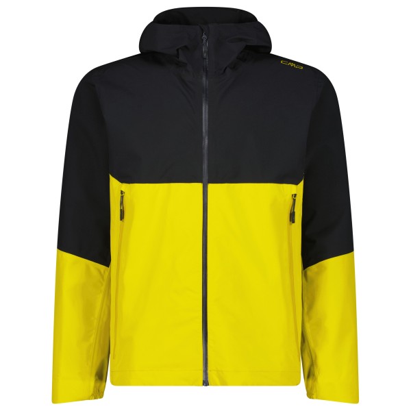 CMP - Jacket Fix Hood 2 Layer - Regenjacke Gr 52 gelb/schwarz