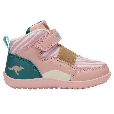 Sneaker KANGAROOS "K-BFI PEPPY EV", Gr. 29, transcendent pink, safari party, Synthetik, sportlich, Schuhe, Barfussschuh Image
