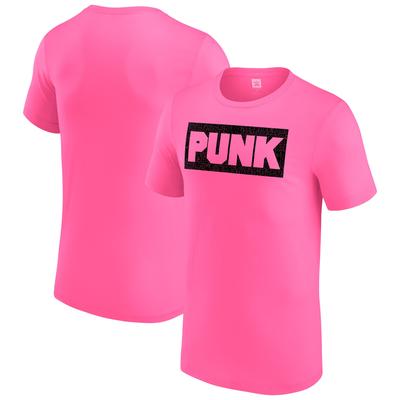 WWE CM Punk Pink Punk T-Shirt - Pink - Herren Image