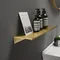 Plateau de support en aluminium brossé pour salle de bain, support de rangement mural pour cosmétiques, salle de bain, salle de douche, support pour gel douche