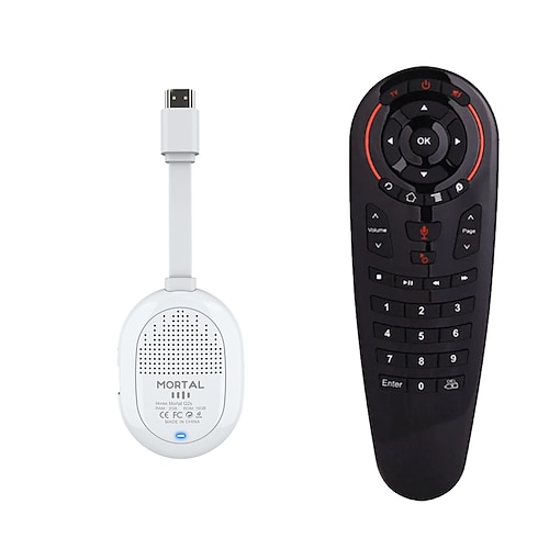 Fabrik direkt Android 14 Allwinner H313 TV-Stick Mortal Q2s Dongle-Unterstützung YouTube Google WiFi6 BT5.0 8k Sprachfernbedienung TV-Box Image