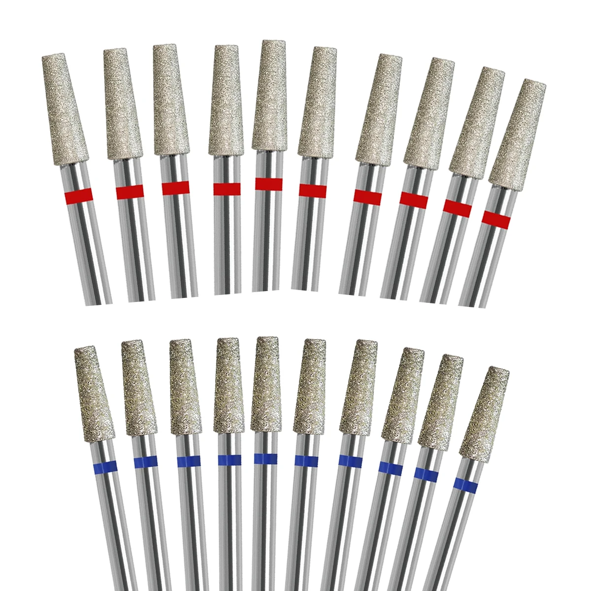 10 teile/satz Konische Diamant Häutchen Bit Nagel Bohrer Bits Maniküre Bohrer Nägel Zubehör Werkzeuge Image