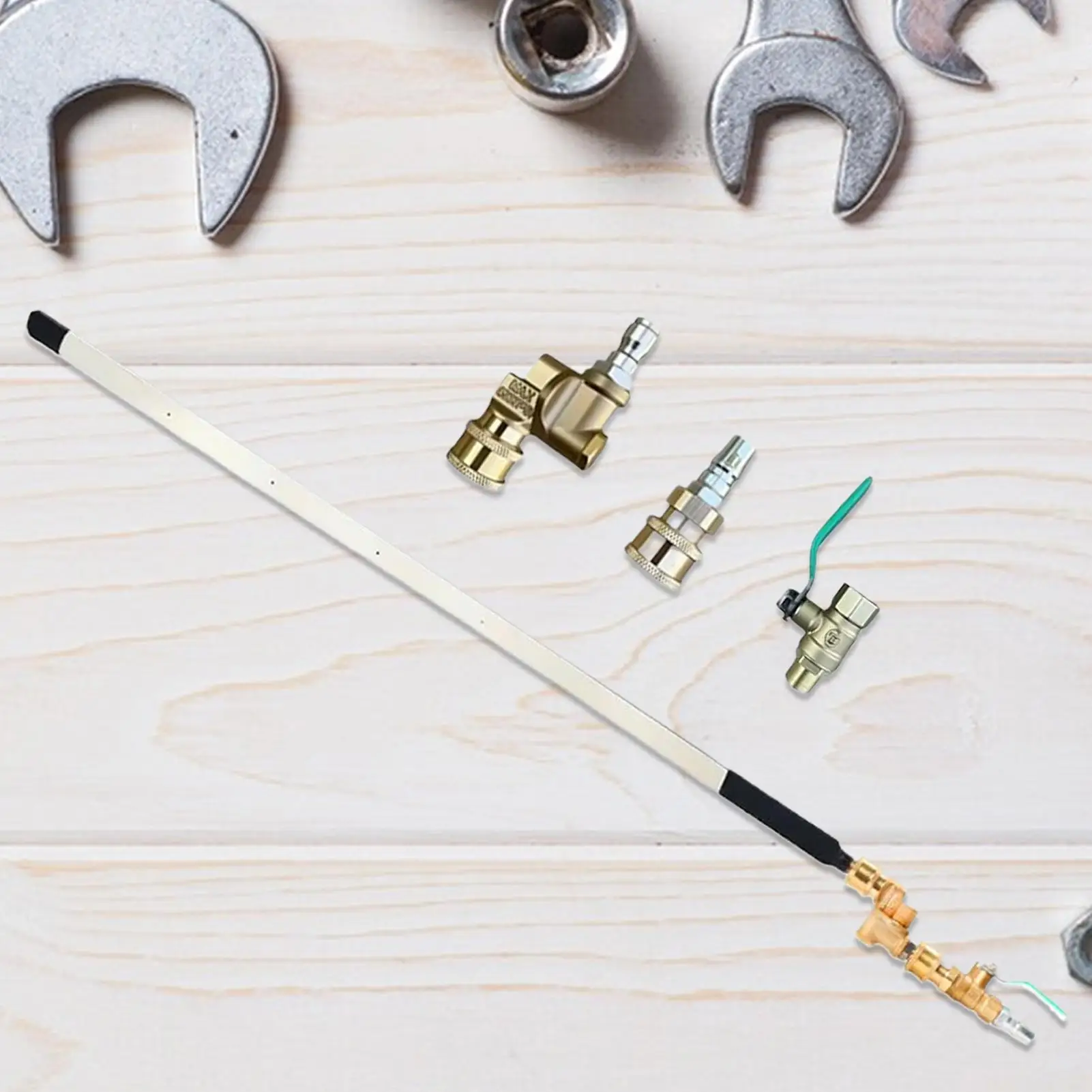 Auto-Druckheizkörper-Reinigungsstab, 180-Grad-Drehung, Waschmaschine, Zauberstab, Rinser, Gebläse, Rinser für Wohnmobil, LKW, AC, Kühlschrank, Hvac Image