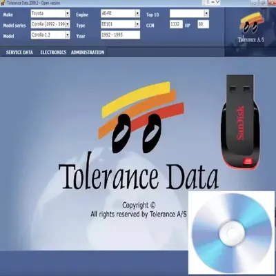 Latest Car Repair Auto Repair Tolerance Data 2009.2 with Free Keygen Unlimited Activator CD/DVD Software for Car Repair Tool