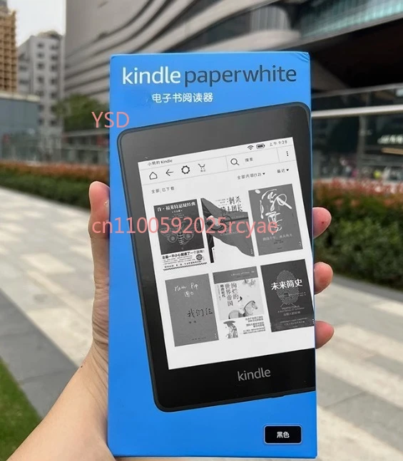 E-Books, Kindle Paperwhite 4-Leser, bekannt als die gesamte Serie von Kindle Paperwhite 3 und Kindle 8 E-Books. Image