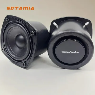 SOTAMIA 1Pcs 3 Inch Subwoofer Sound Cavity HIFI Speaker 4 Ohm 20W Su Aluminum Basin/pp Basin Electric Vehicle Waterproof Speaker