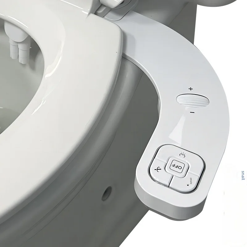 Toiletten-Bidet, Körperreiniger für Linkshänder, ultradünnes Bidet, einfache Installation, keine Notwendigkeit für Strom, Sprühreiniger für Toiletten