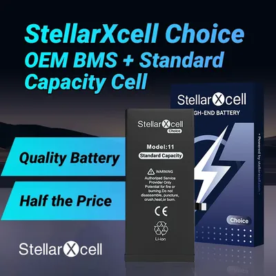 Wahl StellarXcell Akku für iPhone Se 2022 2023 7 8 6 s plus x xr max 11 12 13 14 15 Kostenlose Werkzeuge zum Öffnen der Akku