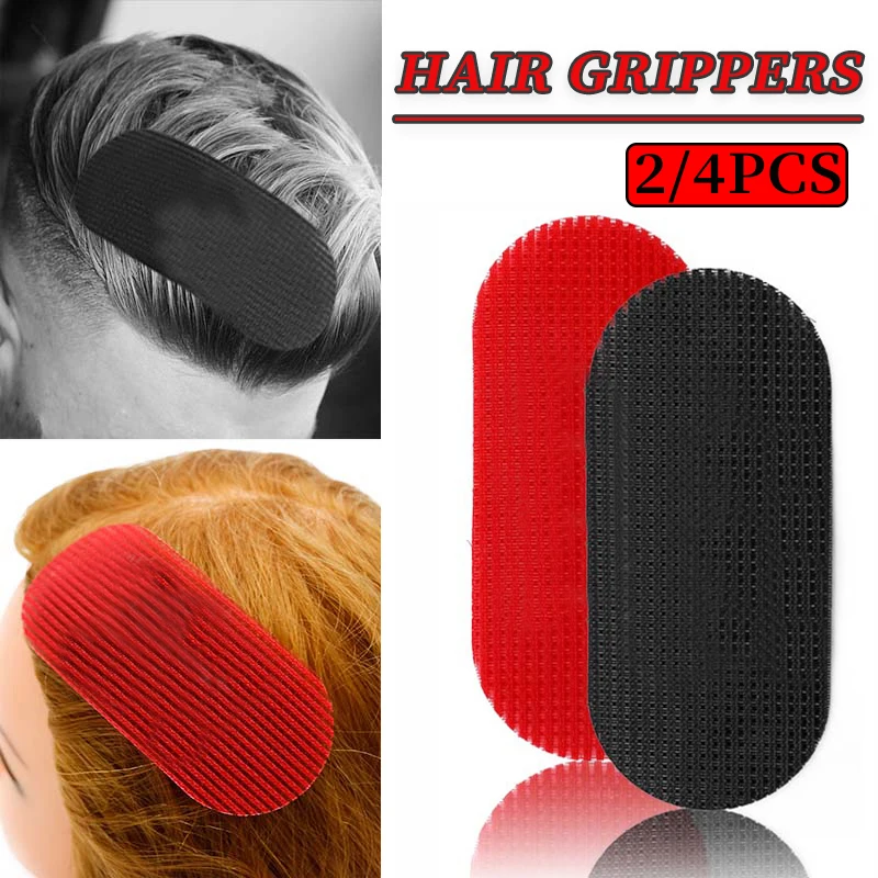 2/4PCS Haar Greifer Aufkleber Friseur Magie Nylon Barber Greifer Herren Öl Kopf Haar Bänder Salon Schneiden Styling zubehör Image