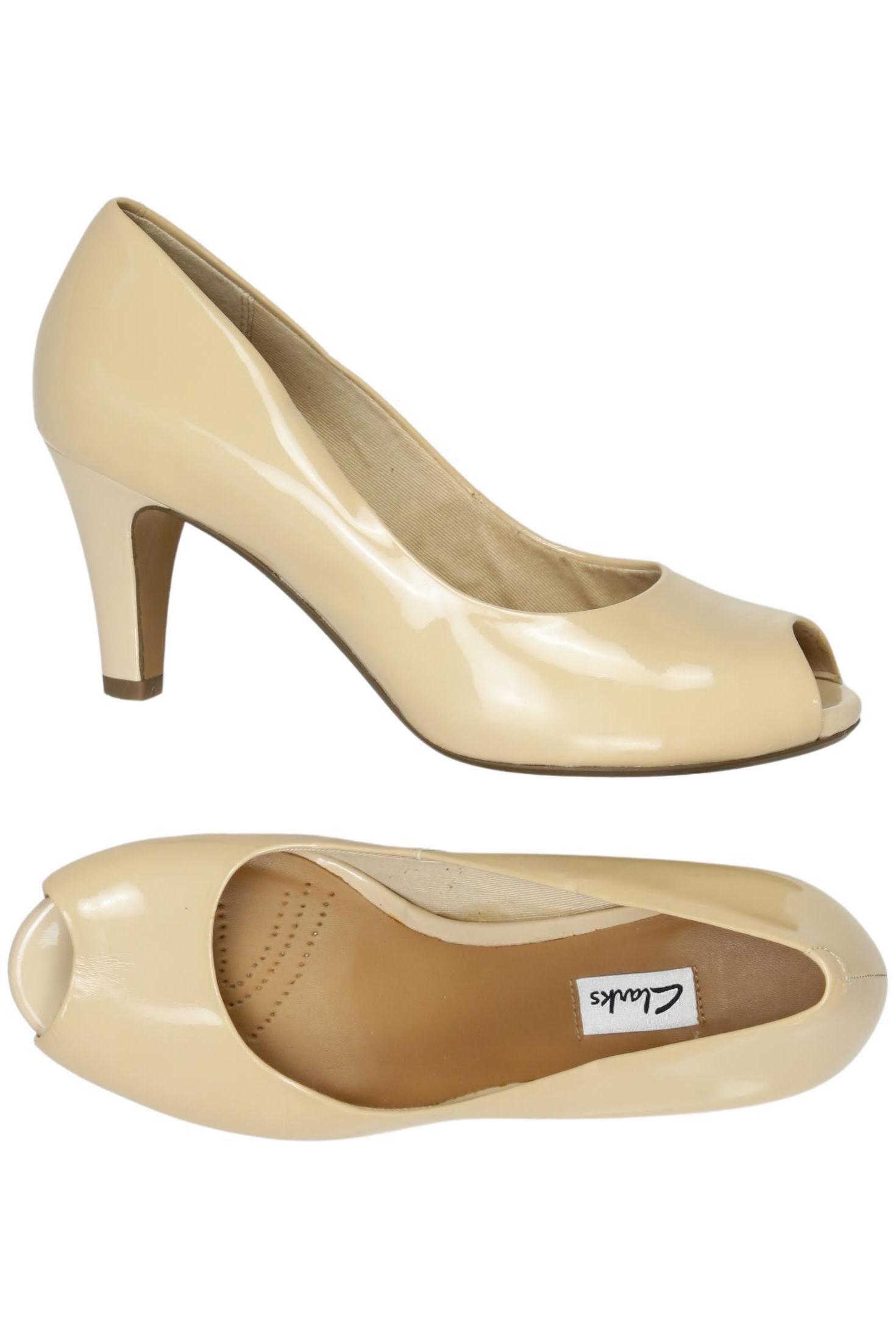 Clarks Damen Pumps, Gr. 4.5, beige, kein Etikett Image