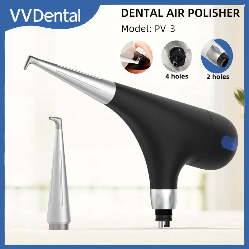 Dentale Lucidatore D'aria Flusso D'aria Acqua Spray Jet Sbiancamento Dei Denti Oraligiene Pulizia Abrasione Sabbiatura Macchina Unità Profilassi D'aria