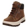 Schnürboots SUPERFIT "TEDD WMS: Weit", Kinder, Gr. 31, braun (dunkelbraun), Veloursleder, Polyester, sportlich, Schuhe, Bike Boots mit wasserdichtem GORE TEX, Größenschablone zum Download