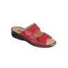 Pantolette FRANKEN-SCHUHE, Damen, Gr. 40, rot, Glattleder, sportlich, Schuhe