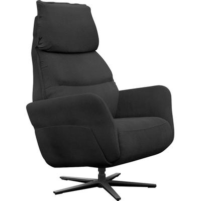 Relaxsessel ALINA "Thimo", schwarz (schwarz xbo 10), B:84cm H:114cm T:88cm, Struktur fein XBO (100% Polyester), Sessel, in Größe M, Liegefläche 180cm, verstellbar, optional mit Aufstehhilfe Image