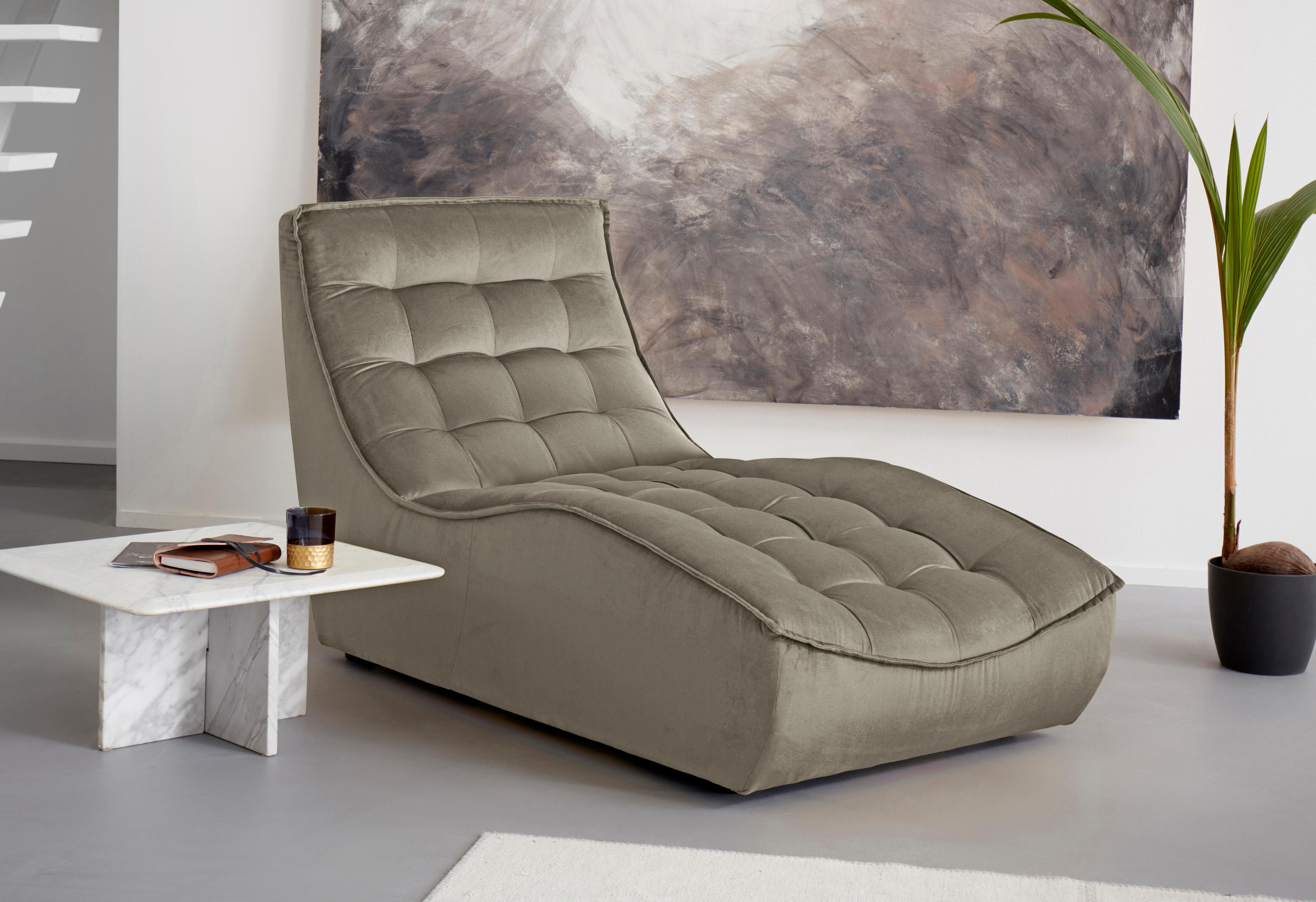 Chaiselongue CALIA ITALIA "Banjo, Designsofa, erstklassiger Sitzkomfort, als Einzelelement", braun (nocciola), B:81cm H:88cm T:156cm, Sofas, Chaiselongue, oder als Modulsofa mit den passenden Erweiterungselementen stellbar