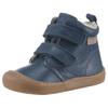 Lauflernschuh NATURINO "WIGGHI VL", Kinder, Gr. 27, blau (navy), Nappaleder, casual, Schuhe, Barfußschuh mit Warmfutter, Größenschablone zum Download
