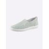 Slipper CASUAL LOOKS, Damen, Gr. 40, grün (pistazie), Veloursleder, sportlich, Schuhe