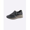 Slipper RIEKER, Damen, Gr. 42, blau (jeansblau), Lederimitat, sportlich, Schuhe