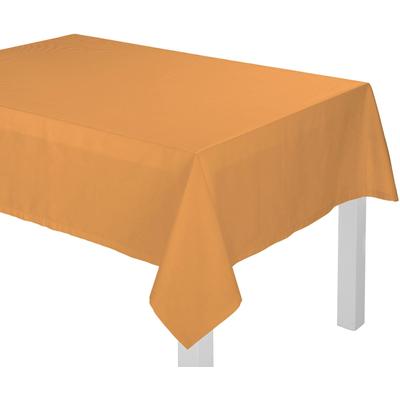 Tischdecke ADAM "Uni Collection" Gr. 2, gelb (curry), B:120cm L:120cm, Bio-Baumwolle, Tischdecken Image