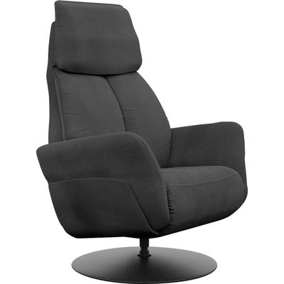 Relaxsessel ALINA "Thimo", schwarz (schwarz xbo 10), B:84cm H:117cm T:90cm, Struktur fein XBO (100% Polyester), Sessel, in Größe L, Liegefläche 185cm, verstellbar, optional mit Aufstehhilfe Image