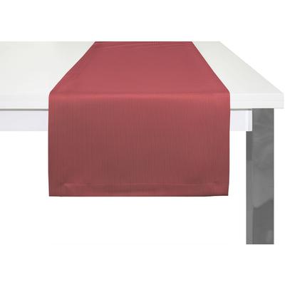 Tischläufer ADAM "Uni Collection" Gr. 1, rot (dunkelrot), B:50cm L:150cm, Bio-Baumwolle, Tischdecken Image