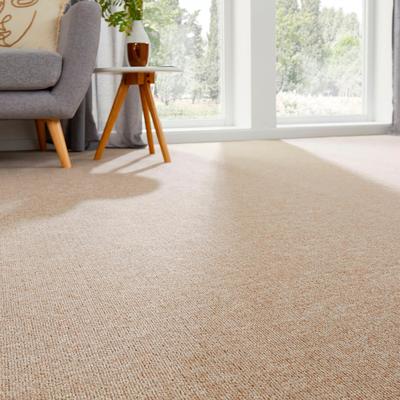 Teppichboden ANDIAMO "Bob, Feinschlinge, Made in Netherlands", beige, B:400cm H:4,5mm L:400cm, Kunstfaser, Teppiche, meliert, Breite 200, 400 oder 500 cm, strapazierfähig & pflegeleicht Image