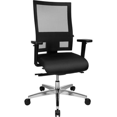 Bürostuhl TOPSTAR "Sitness 60", schwarz (schwarz, schwarz), Sitzfläche: 100% Polyester, Stühle Image