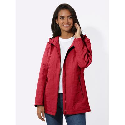 Langjacke CASUAL LOOKS, Damen, Gr. 24, lila (erdbeere), 100% Polyester, Wattierung:100% Polyester, unifarben, Langarm, Jacken Image