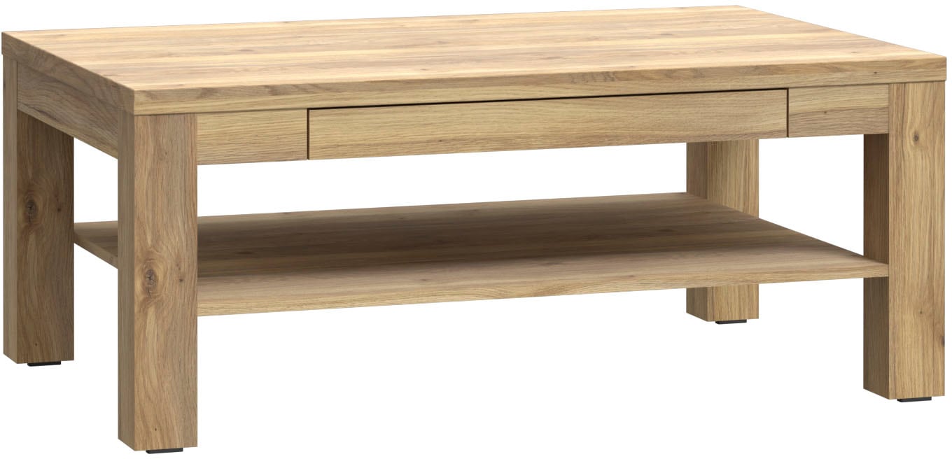 Couchtisch FORTE "San Cayetano", braun (mauvella eiche, mauvella eiche, mauvella eiche), B:110cm H:45cm T:70cm, Tische, Couchtisch