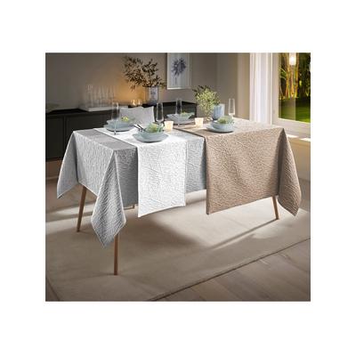 Tischdecke Gr. 2, grau (hellgrau), B:40cm L:140cm, Tischdecken Image