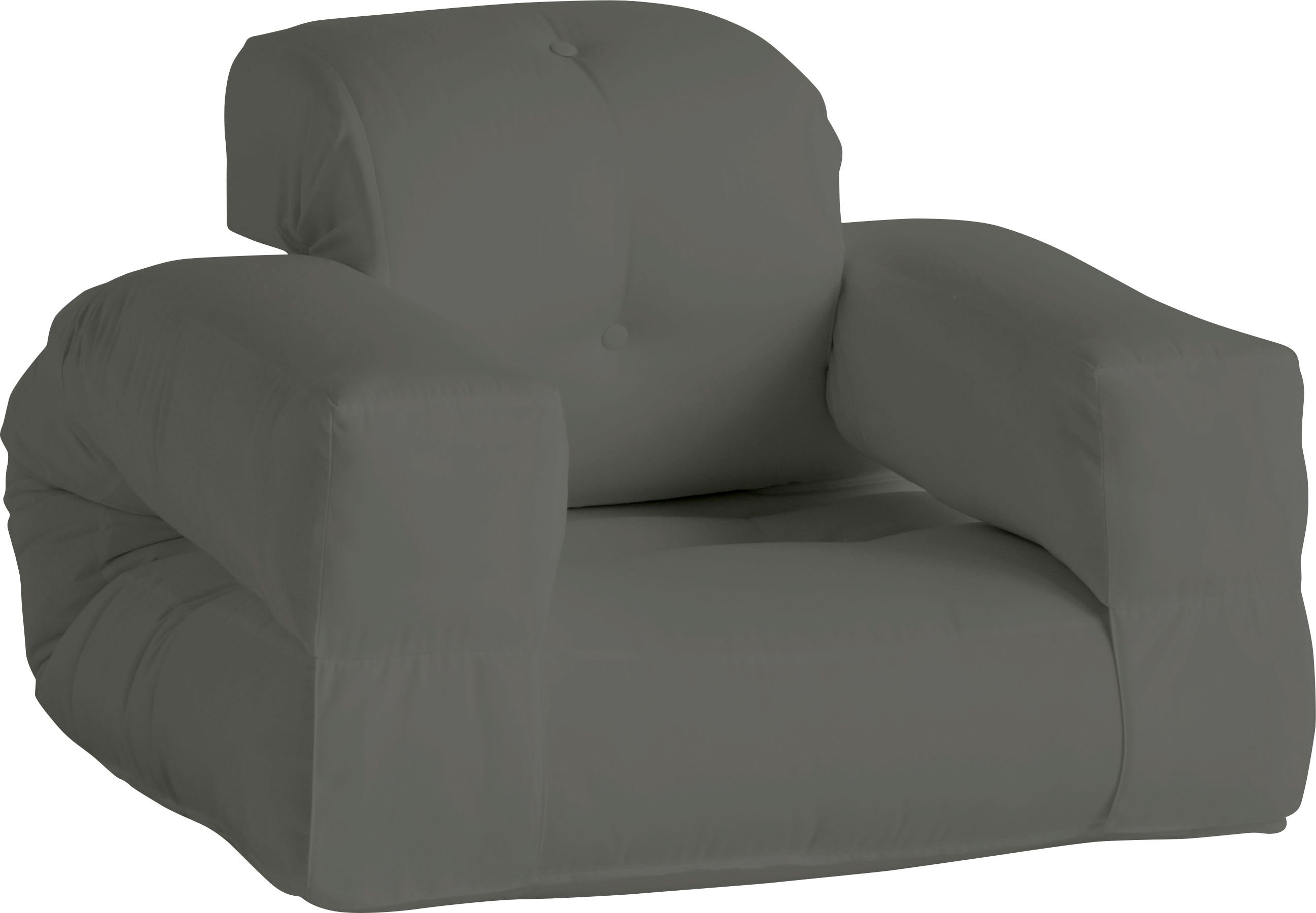 Gartensessel KARUP DESIGN "Hippo", grau (dunkelgrau), B:100cm H:75cm T:90cm, Sessel, OUT