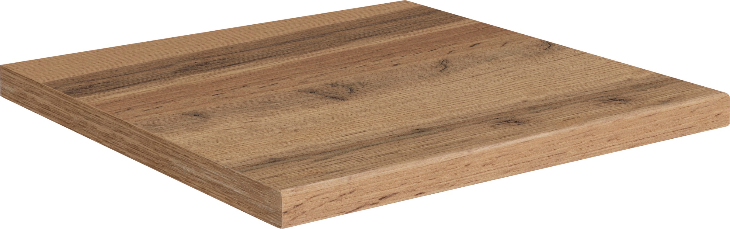 Arbeitsplatte KOCHSTATION "KS-Universal", braun (wotaneichefarben), B:110cm H:3,8cm T:60cm, Spanplatte, Tischplatten, Stärke 38 mm, verschiedene Breiten, CPL-Beschichtung Image