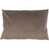 Dekokissen GÖZZE "Duval", grau (taupe, unifarben), B:60cm L:40cm, Polyester, Dekokissen_Sitzkissen_Kissenhüllen, mit Reißverschluss, Kissenhüle ohne Füllung, 2 Stück