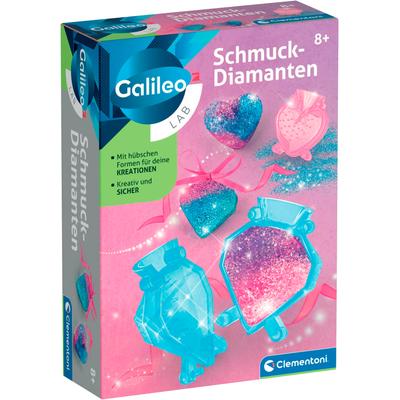 Experimentierkasten CLEMENTONI "Galileo Lab, Schmuck-Diamanten", bunt, Experimentierkästen, Kinder