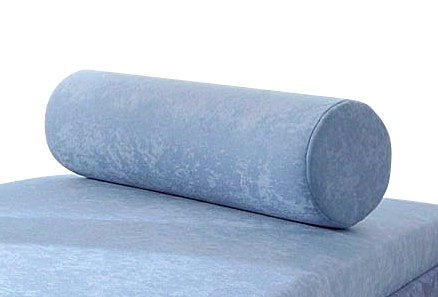 Nackenrolle MAINTAL, blau (hellblau), L:116cm Ø:23cm, Polyester, Funktionskissen Image