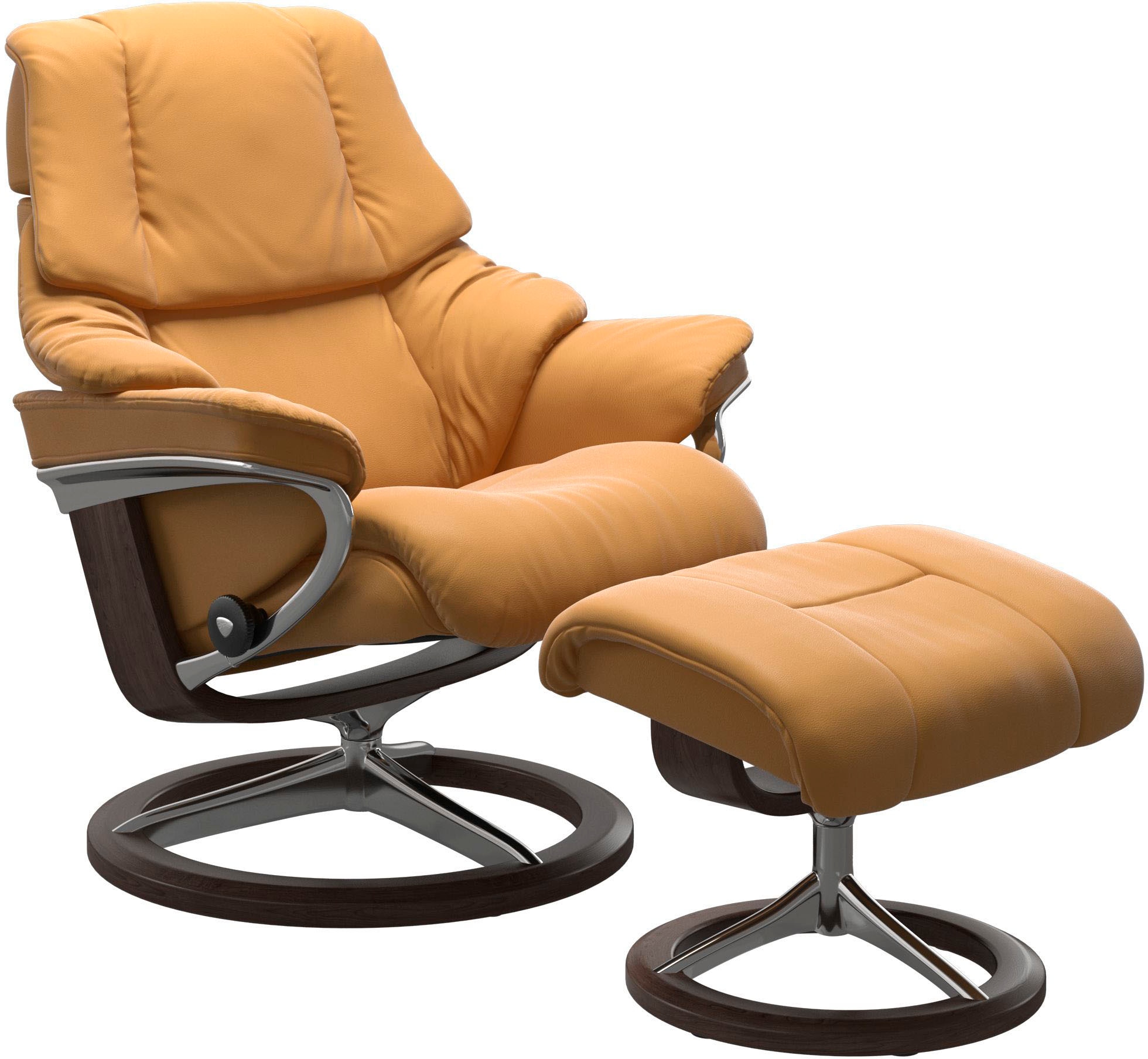 Relaxsessel STRESSLESS "Reno", gelb (honey paloma), B:79cm H:99cm T:75cm, Sessel, Relaxsessel