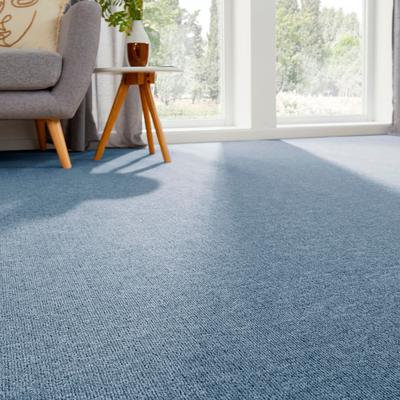 Teppichboden ANDIAMO "Bob, Feinschlinge, Made in Netherlands", blau, B:200cm H:4,5mm L:150cm, Kunstfaser, Teppiche, meliert, Breite 200, 400 oder 500 cm, strapazierfähig & pflegeleicht Image