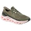 Slip-On Sneaker SKECHERS "GLIDE-STEP ALTUS", Damen, Gr. 40, bunt (olivgrün, rosa), Textil, Synthetik, kontrastfarbene Details, sportlich, Schuhe, Trainingsschuh, Laufschuh mit auffälliger Laufsohle