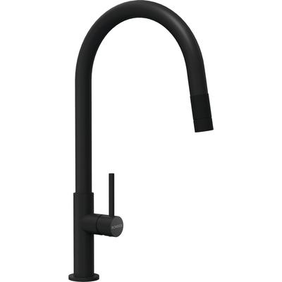 Küchenarmatur SCHOCK "Talia", schwarz, B:21cm H:39,8cm Ø:4,5cm, Edelstahl, Armaturen Image
