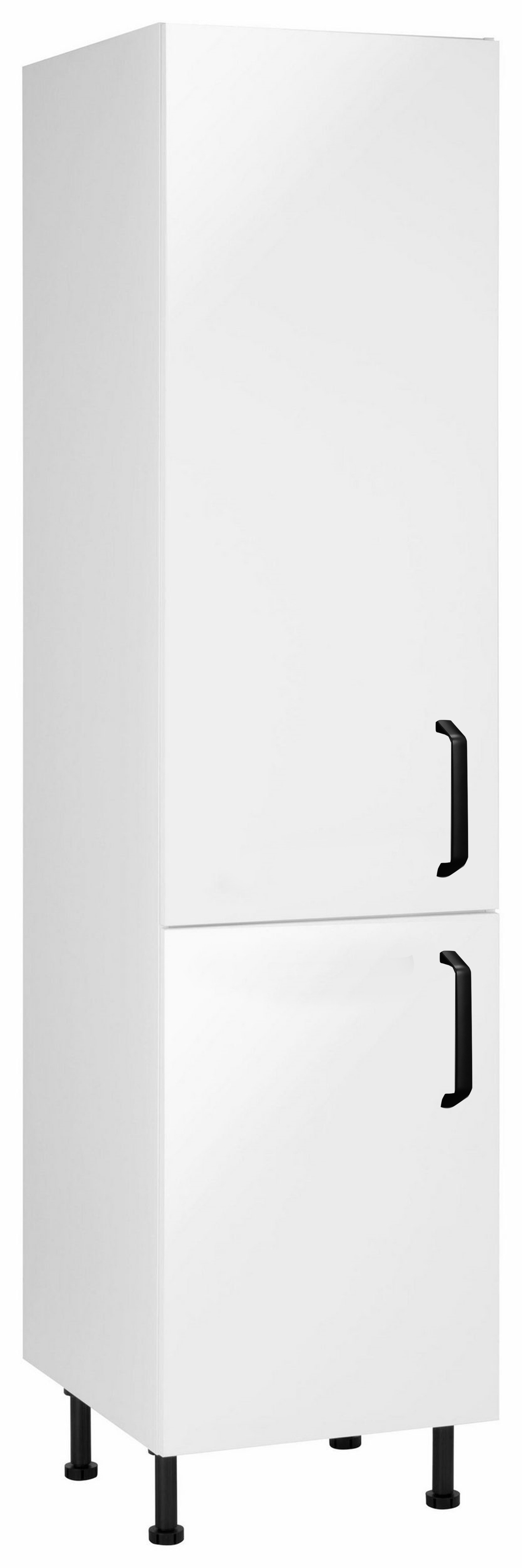 Seitenschrank WIHO KÜCHEN "Simi", weiß (front und korpus: weiß), B:50cm H:210cm T:58cm, Schränke, 50 cm breit, höhenverstellbare Füße Image