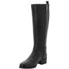 Weitschaftstiefel SHEEGO, Damen, Gr. 37, schwarz, Leder, Schuhe