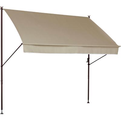 Klemmmarkise "Style", beige, B:350cm H:225cm, Polyacryl, ANGERER FREIZEITMÖBEL, Markisen, Montage ohne Bohren und Dübeln Image