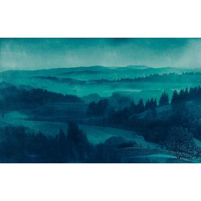 Vliestapete KOMAR "Digitaldruck Vlies - Twilight - Größe 400 x 250 cm", blau, B:400m L:250m, Vlies, Tapeten, Wohnzimmer, Schlafzimmer Image