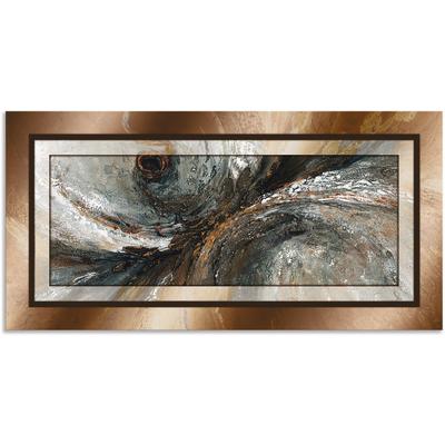 Wandbild ARTLAND "Gold Abstrakt 2", gold (farbe bild(er): goldfarben), B:150cm H:75cm, Bilder, als Alubild, Outdoorbild, Leinwandbild, Poster in verschied. Größen Image