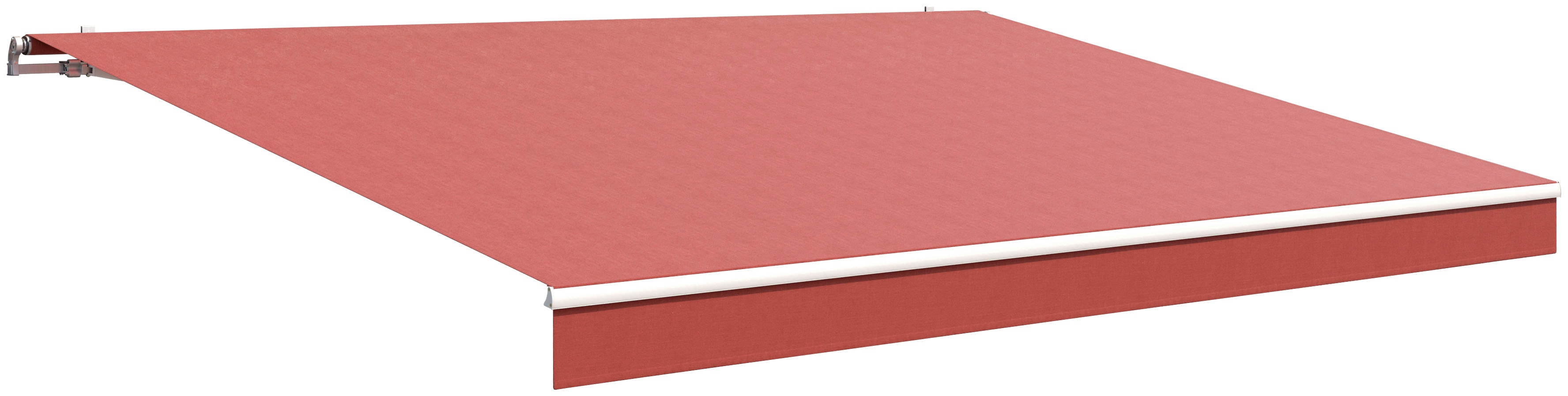 Gelenkarmmarkise WISMAR "Classic", rot (rostrot), B:400cm H:25cm, Polyacryl, Markisen