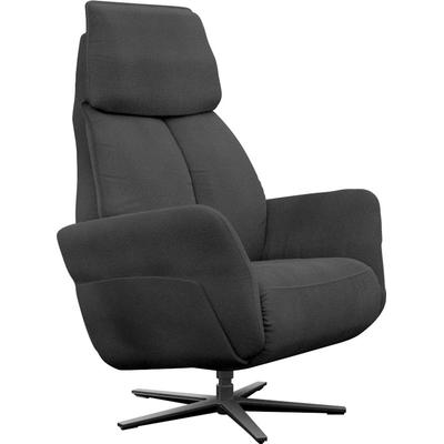 Relaxsessel ALINA "Thimo", schwarz (schwarz xbo 10), B:84cm H:114cm T:86cm, Struktur fein XBO (100% Polyester), Sessel, in Größe S, Liegefläche 178 cm, verstellbar, optional mit Aufstehhilfe Image